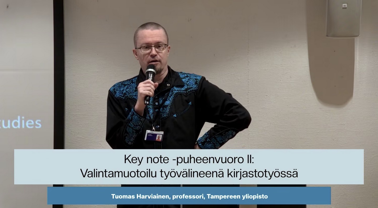 Tuomas Harviainen: Valintamuotoilu Työvälineenä Kirjastotyössä ...