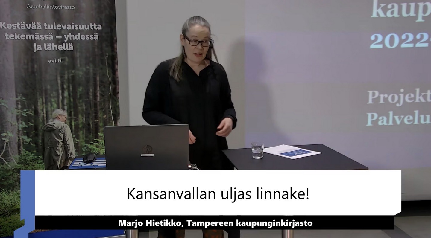 Marjo Hietikko: Kansanvallan Uljas Linnake - Kirjastokaista